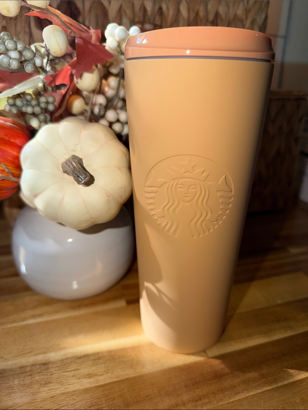 Starbucks Soft Orange Tumbler (16oz)